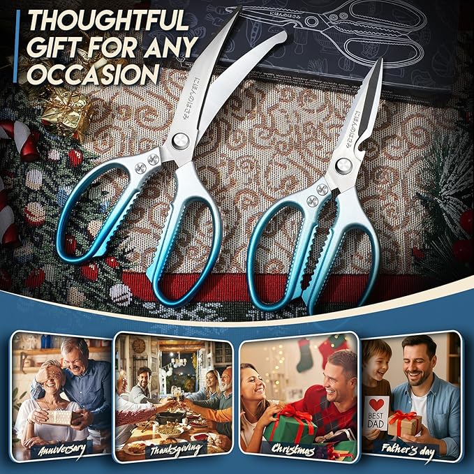 TIJERAS Kitchen Scissors Set Blue - Image 6