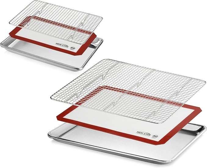 New Star Foodservice 1028751 Commercial-Grade Bun Pan/Baking Sheet, Baking Mat - Image 2