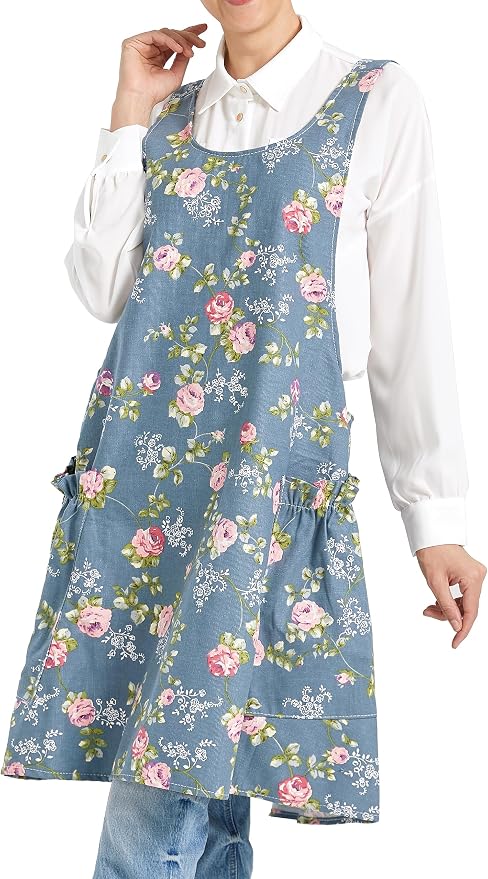 Cozy Adjustable Cross Back Aprons by APRONNER