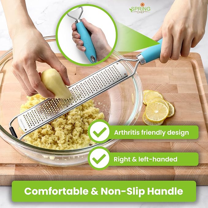 Spring Chef Stainless Steel Lemon Zester Grater - Image 4