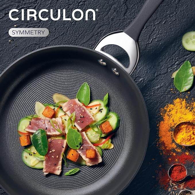 Circulon Symmetry Hard Anodized Nonstick Induction Frying Pan, 8.5-Inch Fry Pan - Image 10