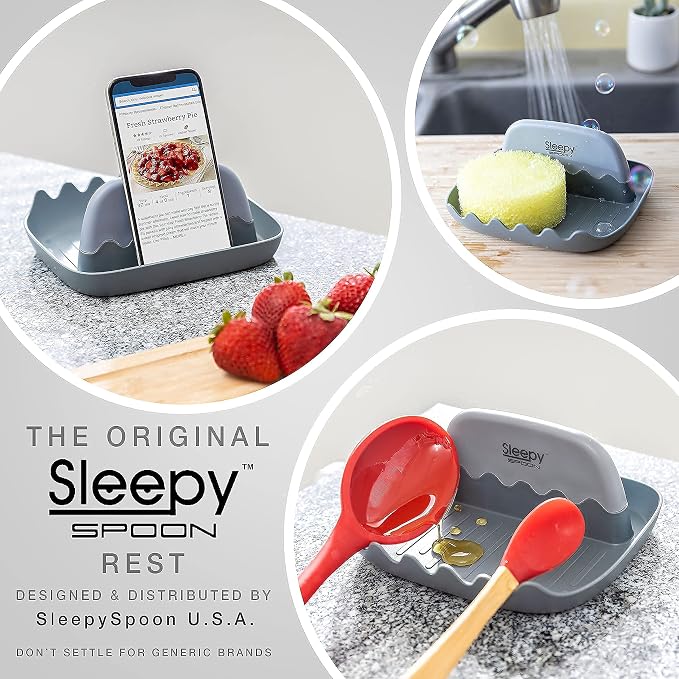 Spoon Rest for Kitchen Counter – Pot Lid Holder and Spoon Holder – Multipurpose - Image 2
