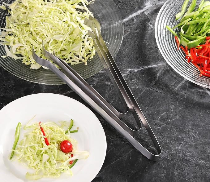 New Star Foodservice 42276 Restaurant-Grade Pom Tong, Stainless Steel, 9 inch - Image 9
