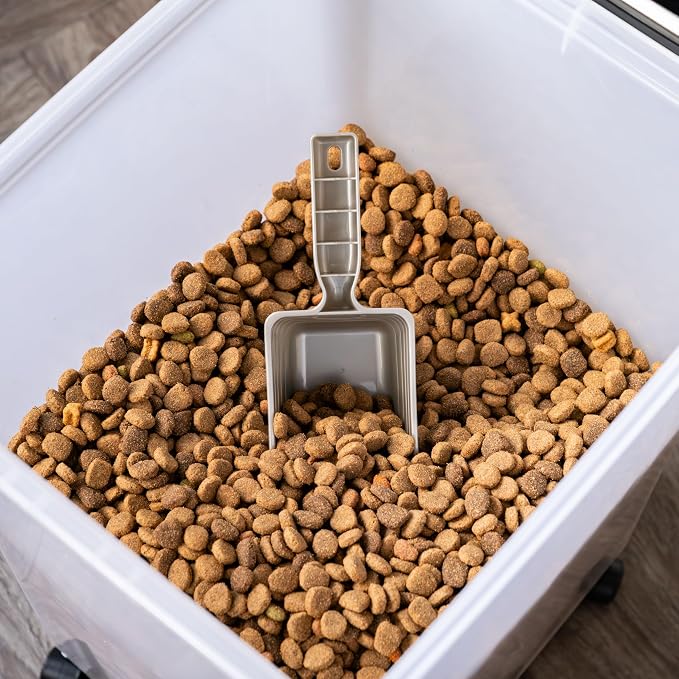 IRIS USA Airtight Dog Food Storage Container, Attachable Wheels, - Image 4