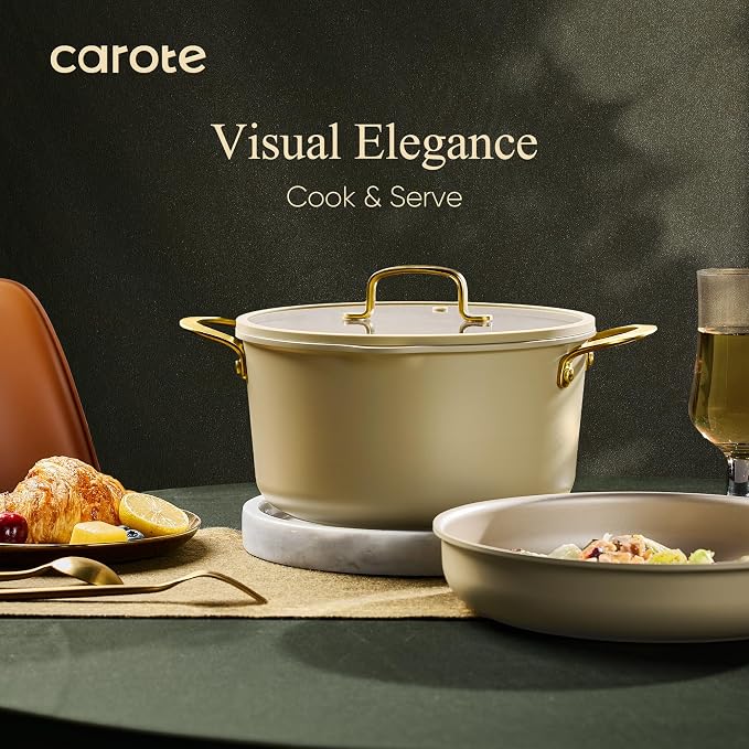CAROTE 19Pcs Pots and Pans Set, Non Stick Induction Cookware Sets - Image 8