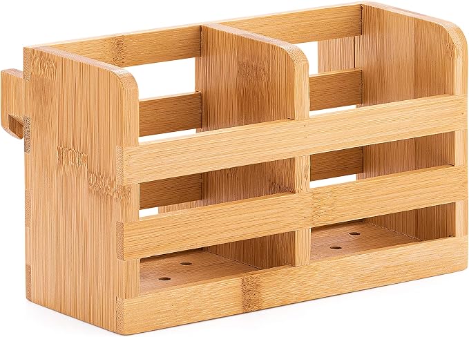 Bamboo Utensil Holder for Dish Rack - Image 6