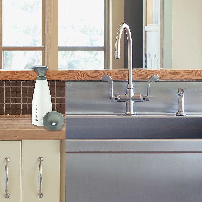 Casabella Sink Sider Soap Pump Bottle 14-Ounce Multipurpose Dispenser - Image 4