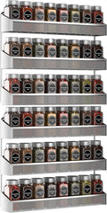 Auledio 2 Pack Spice Rack Organizer, 3 Tier Counter-top Stand or Wall Mounted by Auledio
