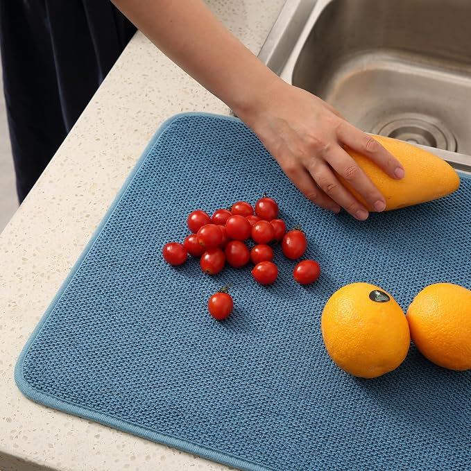 2 Pack Microfiber Dish Drying Mat - Image 8