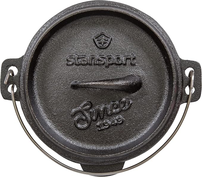 Stansport Pre-Seasoned Cast Iron Dutch Oven - Image 8