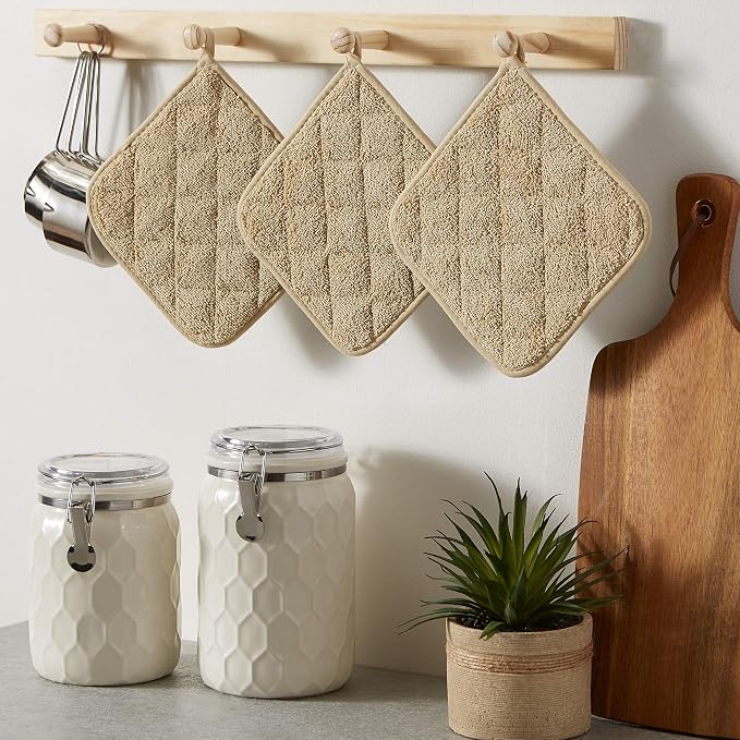 DII Basic Terry Collection Quilted 100% Cotton, 3 Piece - Image 6