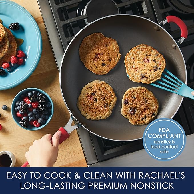 Rachael Ray Cook + Create Nonstick Frying Pan/Skillet - Image 3