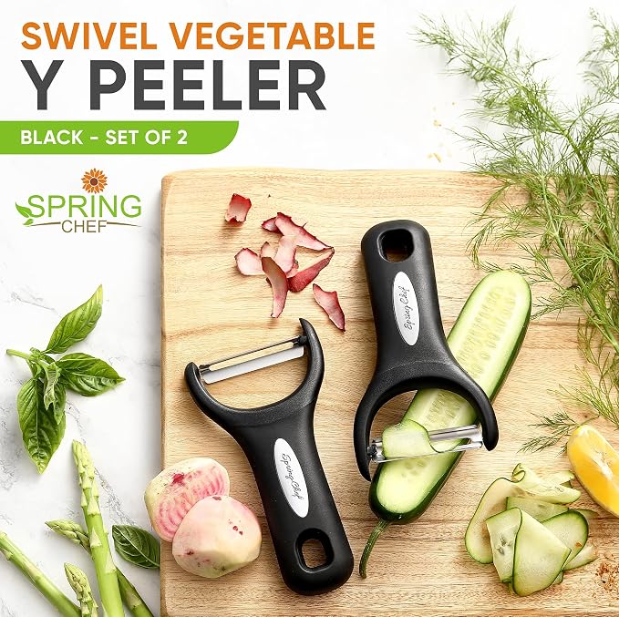 Spring Chef Stainless Steel Vegetable Y Peeler - Image 2