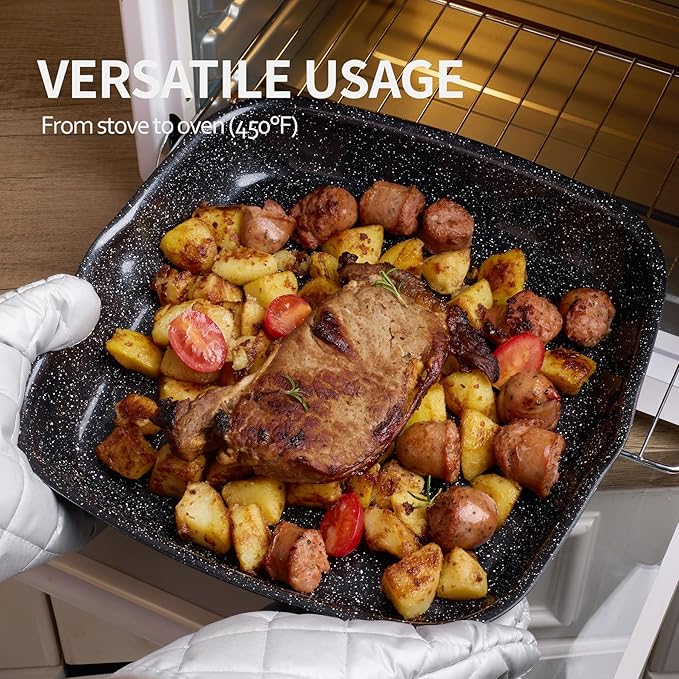 BECIGAR 23pcs Ceramic Pots and Pans Set, Nonstick Detachable Handle Cookware - Image 5