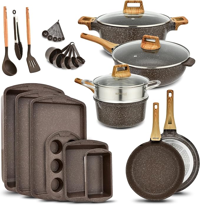 Bakken Master 20 Piece Cookware Set by Unknown