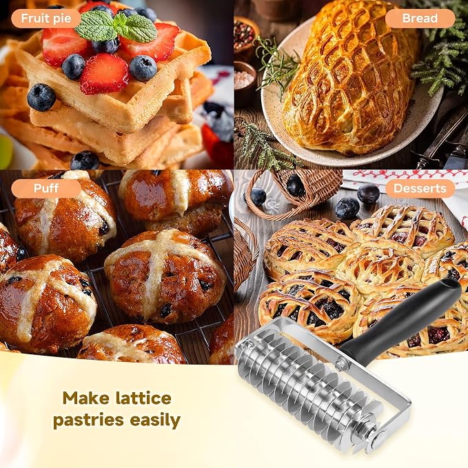 Pastry Lattice Roller Cutter - Image 2