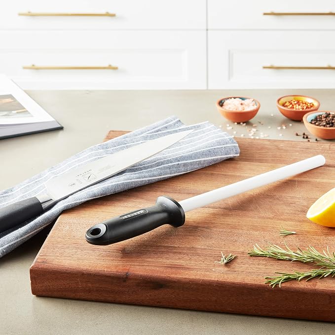 Mercer Culinary Ceramic Rod Knife Honing Steel - Image 4