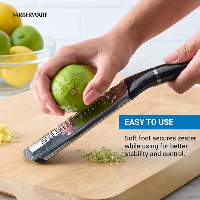 Farberware Professional Slim Zester and Grater – Stainless Steel Blade - Image 4