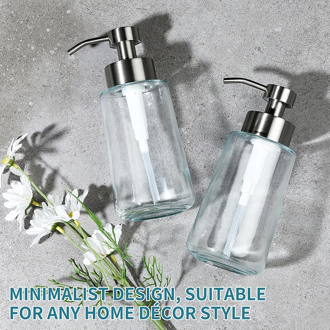 Soap Dispenser, Glass Hand Soap Dispenser - Image 8