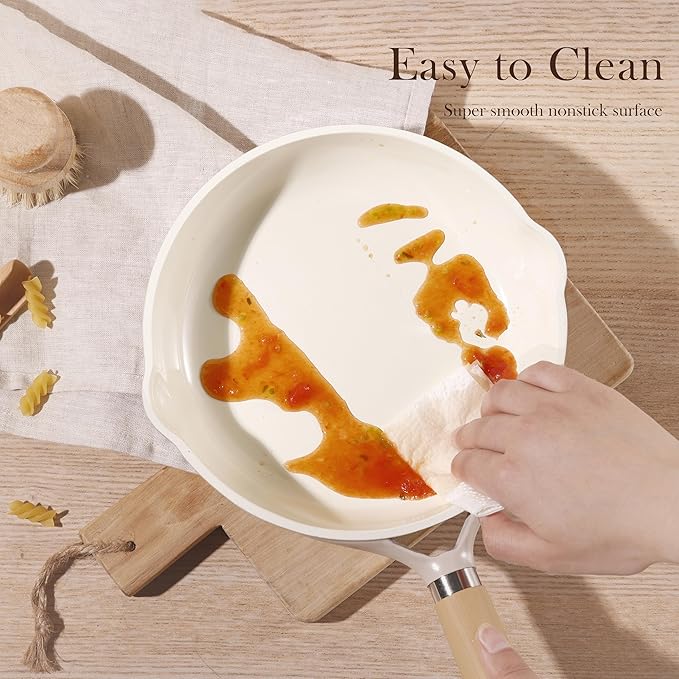 CAROTE 8" Ceramic Frying Pan - Image 7