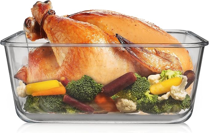 6500 ML / 220 oz / 28 Cup LARGE Glass Food Storage Container - Image 7