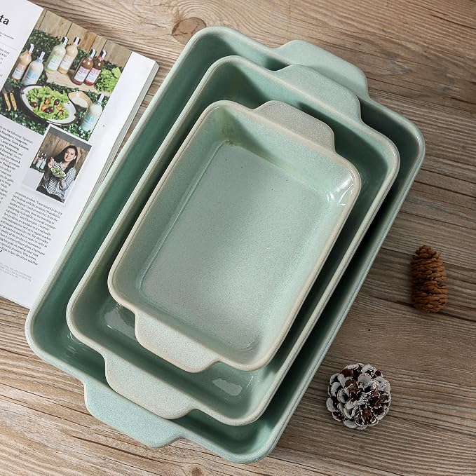 HVH 9x13 Baking Dish Set, Large Casserole Dishes - Image 5