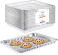1/4 Size Cookie Sheet Baking Cake Pans l 12.8” x 8.9” Disposable Aluminum Foil by Fig+%26+Leaf