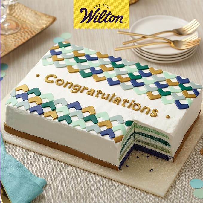 Wilton Easy Layers Sheet Cake Pan, Rectangle Sheet Pan, 2-Piece Baking Sheets - Image 6