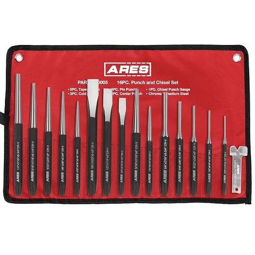 ARES 50005-16-Piece Punch and Chisel Set by ARESTool