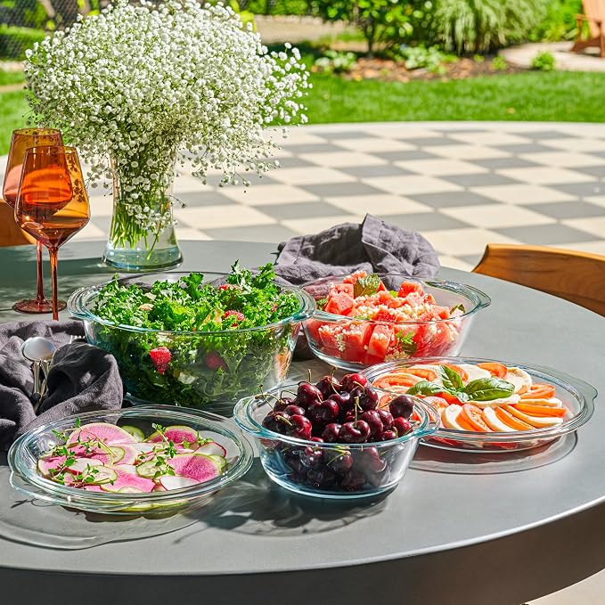 Le'raze 6-Piece Glass Tureen Dishes - Image 2