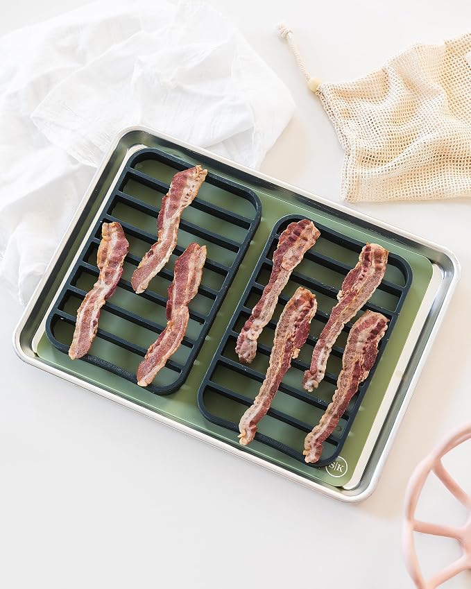 The Silicone Kitchen Silicone Roasting Rack Pan Extra Large, Dishwasher Safe - Image 4