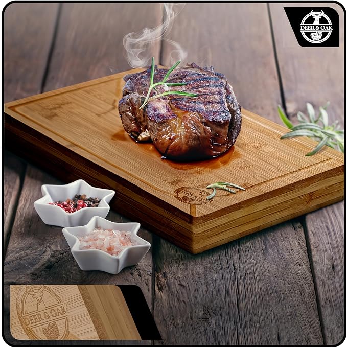 Deer & Oak Premium Solid Wood Cutting Board - Image 5