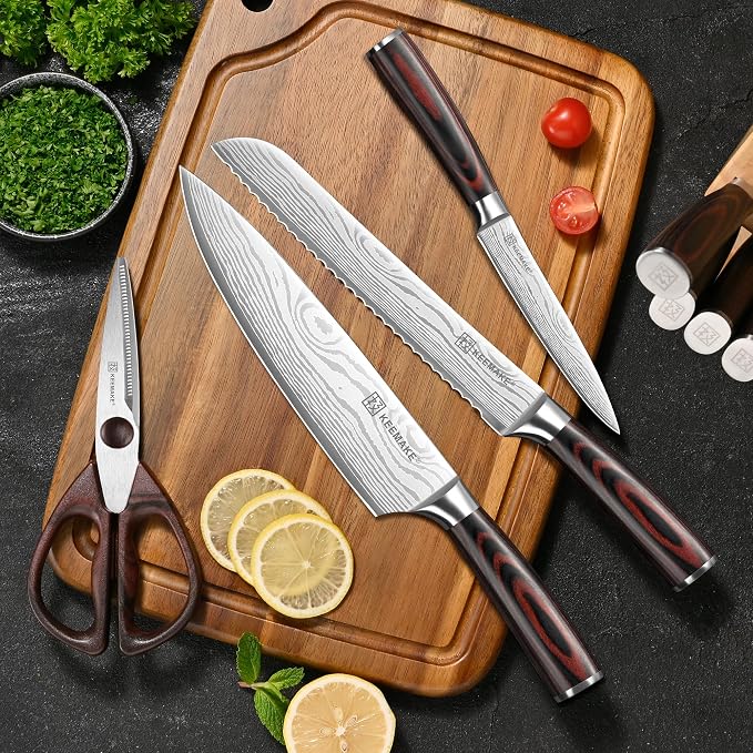 KEEMAKE 14-Piece Knife Set - Image 7