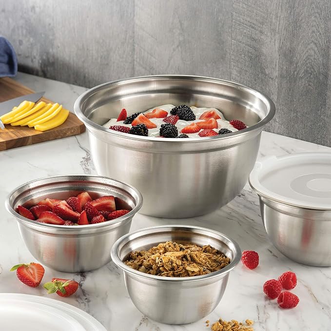 FineDine Stainless Steel Mixing Bowls Set - Image 5