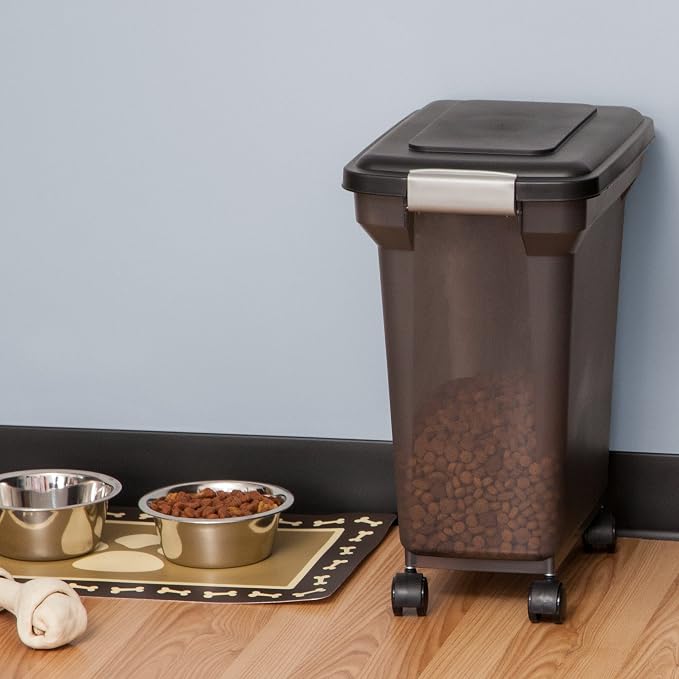 IRIS USA Dog Food Storage Container 22 lbs, WeatherPro Made in USA, Airtight - Image 5