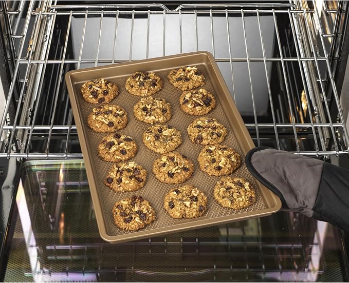 GoodCook BestBake Nonstick Textured Carbon Steel Cookie Sheet, Large Baking - Image 6