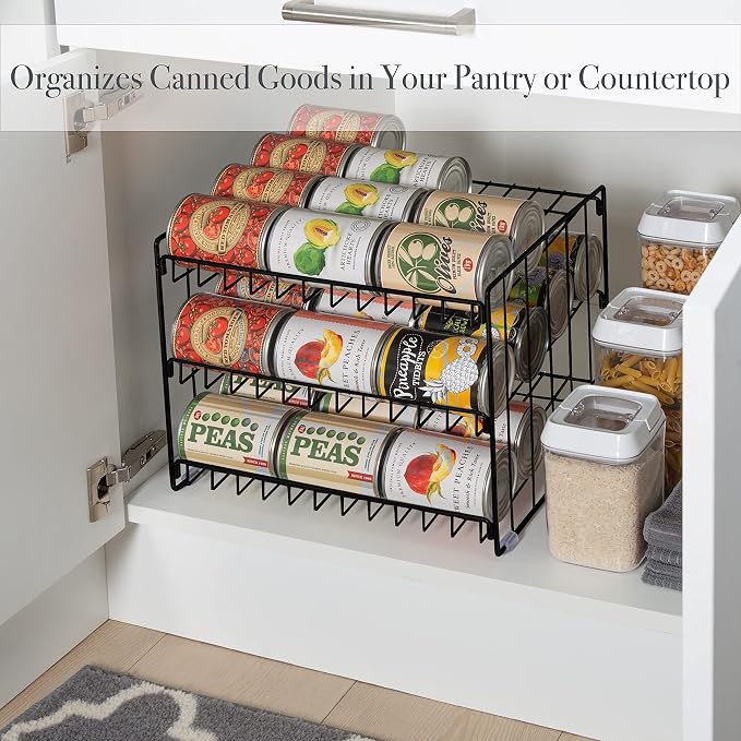 Kitchen Details 3 Tier Can Organizer | Canned Food Storage Rack | Kitchen - Image 3