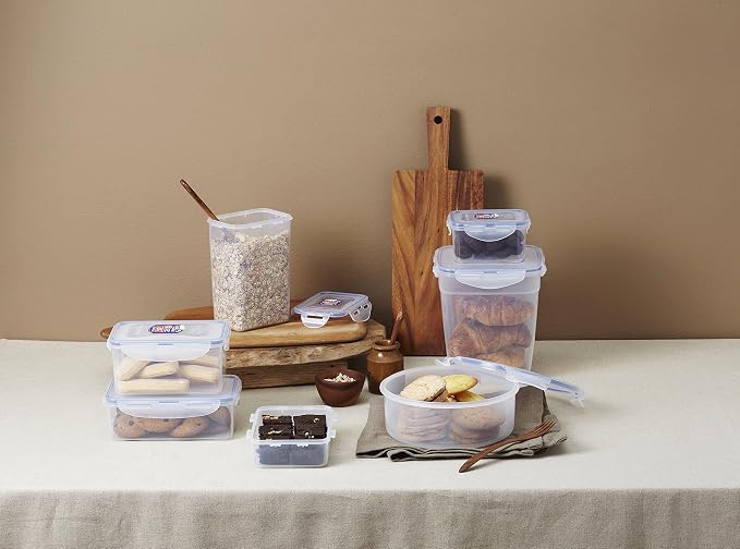 LOCK & LOCK Easy Essentials Food Storage lids/Airtight containers, BPA Free - Image 2