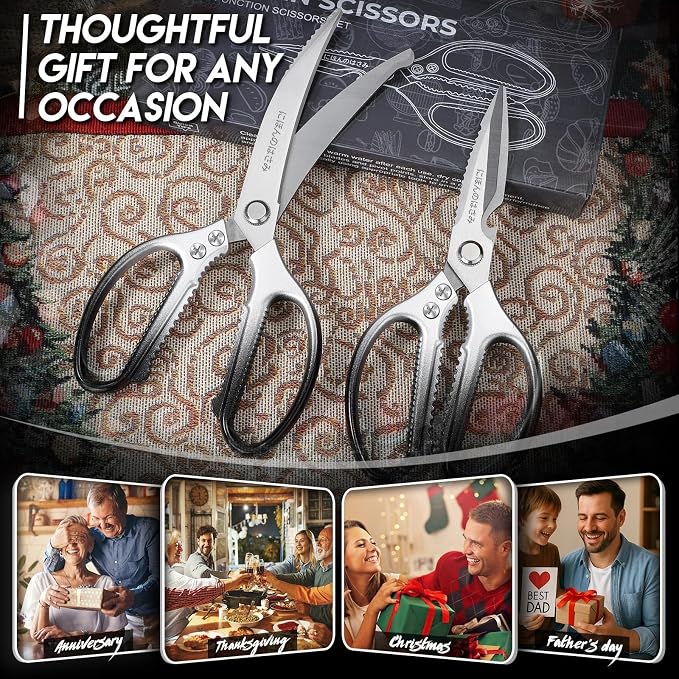 TIJERAS Kitchen Scissors Set Black - Image 2