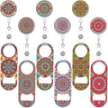 Irenare 6 Pcs Flat Bottle Openers Retractable Bar Keys by Irenare