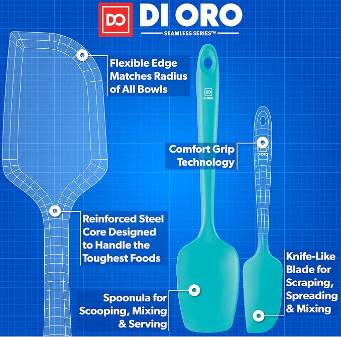 DI ORO Silicone Spatula Set - Image 4