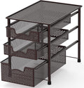 Simple Houseware Stackable 3 Tier Sliding Basket Organizer Drawer by SimpleHouseware