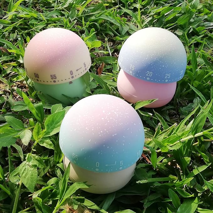 Mechanical Kitchen Timer, Cute Mushroom Timer - Image 5