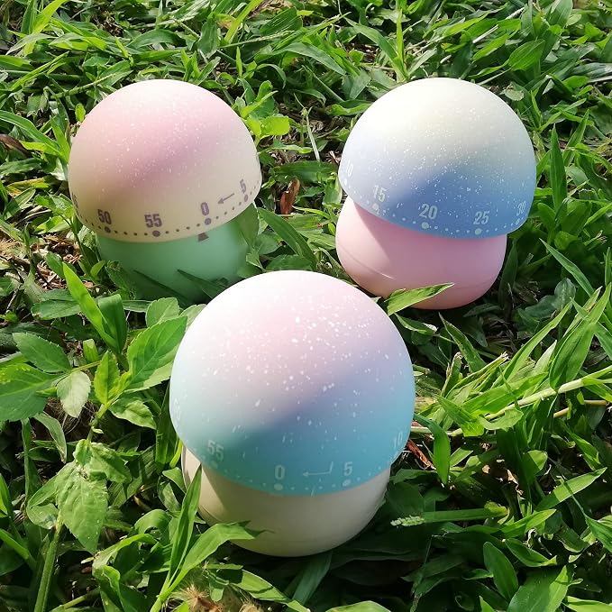 Mechanical Kitchen Timer, Cute Mushroom Timer - Image 5