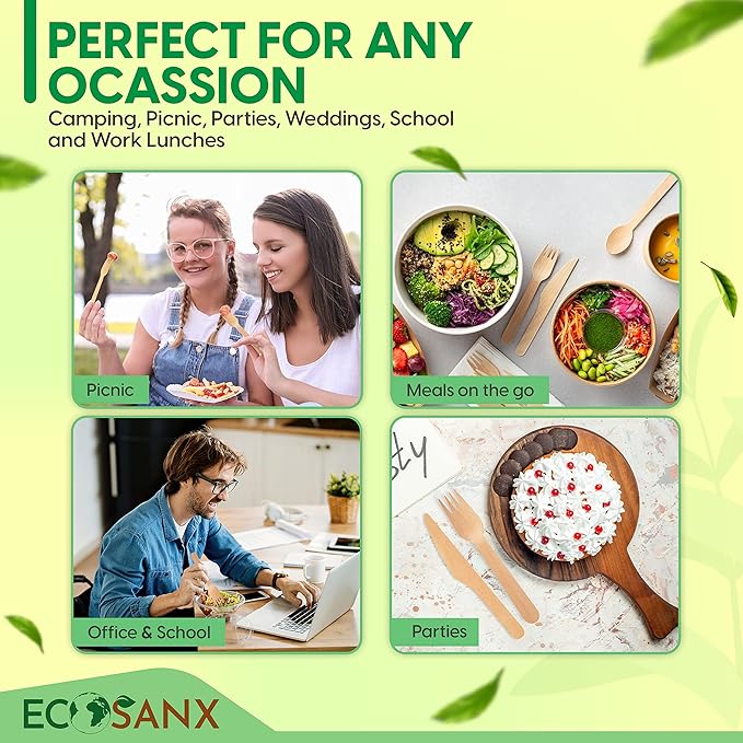 Bamboo Cutlery Set - Image 4