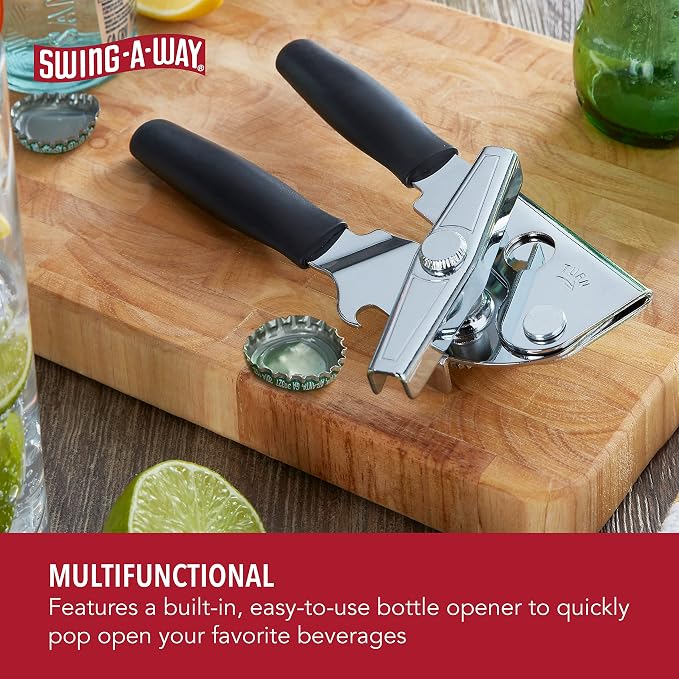 Swing-A-Way Portable Can Opener, Features an Ergonimic Handle - Image 3