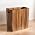 LiTY 3 Gallons Solid Acacia Wood Wastebasket