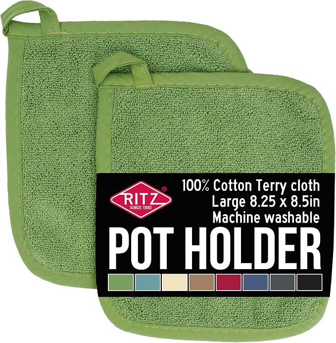 RITZ Terry Potholder & Hot Pad: Unparalleled Heat Resistant, Durable 100% by Ritz+Foodservice