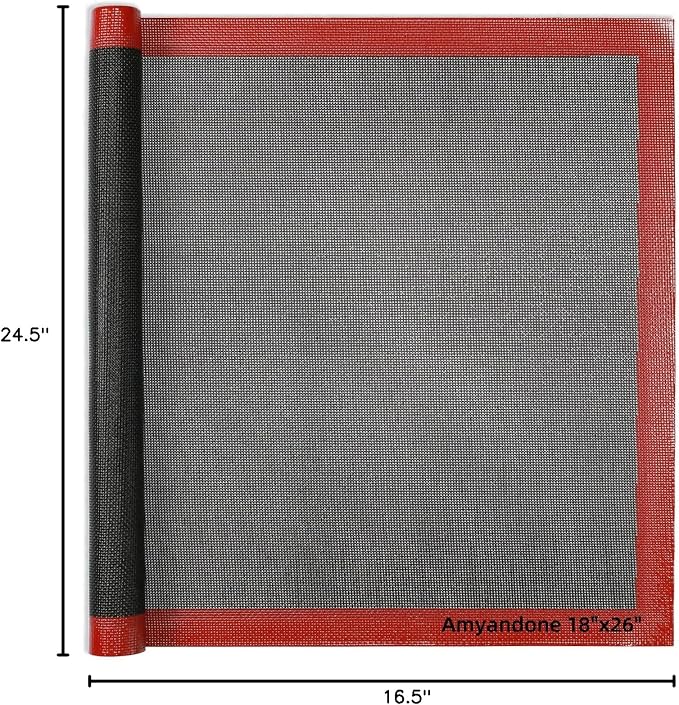 Perforated Silicone Baking Mat for Full Size Sheet Pan, Non-Stick Eclair Baking - Image 9