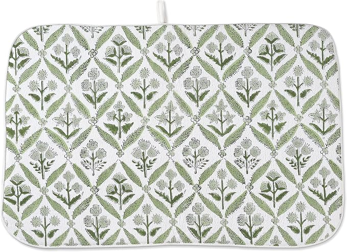 Boho Dish Drying Mat 18x24 Inches by OFIRD